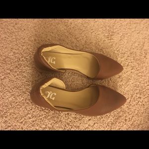 Formal brown shoes with free watch